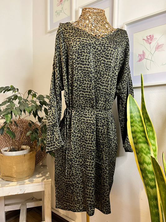 Vestido animal print