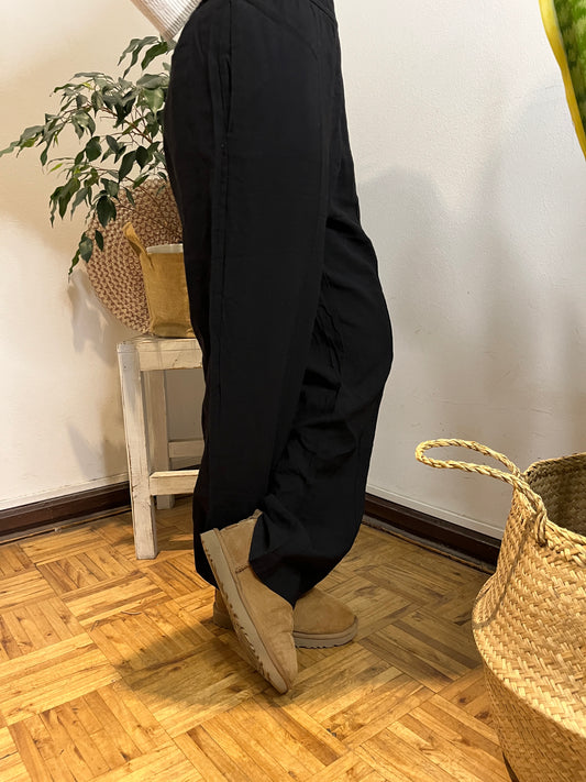 Pantalones de tiro alto