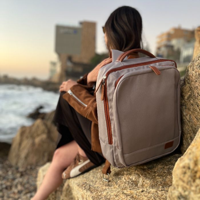 Mochila de viaje y trabajo chic