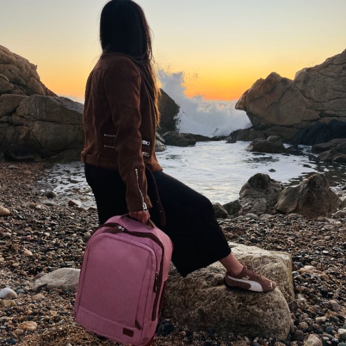 Mochila de viaje y trabajo chic