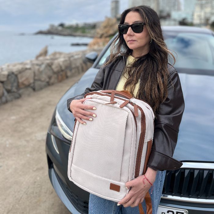 Mochila de viaje y trabajo chic